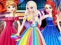 تلبيس اميرات ديزني في القصر