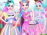 لعبة البنات يونيكورن تلبيس