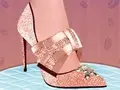 العاب بنات تصميم احذية الكعب العالي