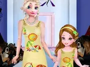 مكياج السا وابنتها