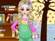 السا وهي حامل
