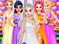 تلبيس عروسة ومكياج وقص شعر