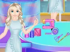 خياطة الملابس وبيعها في المحل