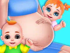 حامل الأم مربية اطفال ألعاب