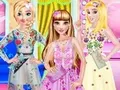 تلبيس بنات فساتين سهرة اخر موضة