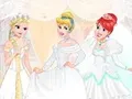 تلبيس بنات عرايس فساتين زفاف بيضاء