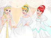 تلبيس بنات عرايس فساتين زفاف بيضاء