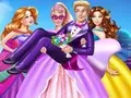 تلبيس باربي فساتين زفاف ومكياج
