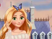 ربانزل وهي صغيره